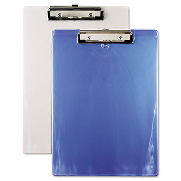 Saunders Plastic Clipboard, 0." Capacity, Holds 8.5 X 11 Sheets, Pearl freeshipping - TVN Wholesale